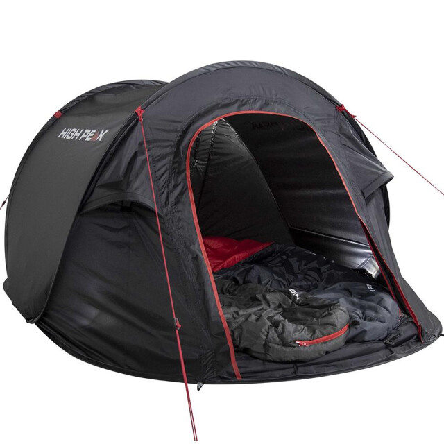 High Peak Vision 2-persoons pop-up tent UTMR78442_blackred large