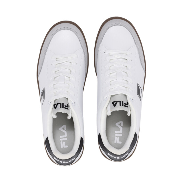 Fila Heren courtbay trainers UTMR78396_whitebrown large