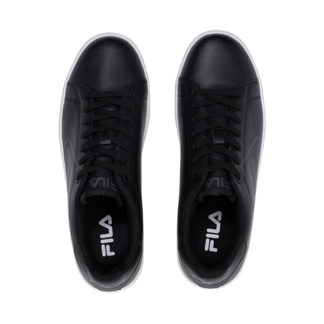 Fila Heren courtbay logo trainers UTMR78392_black large