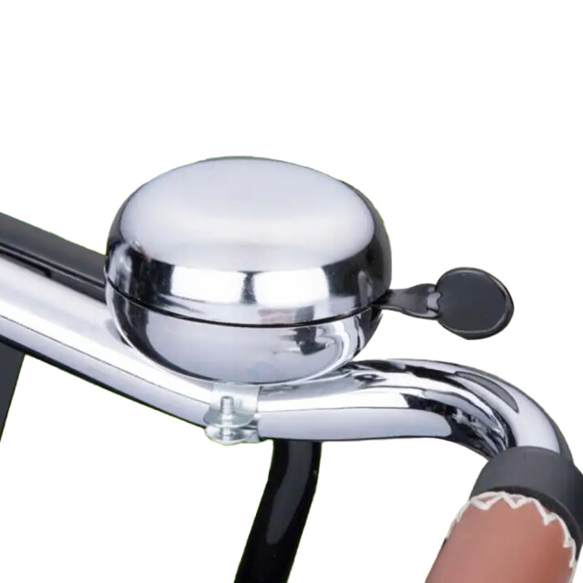 Dunlop Retro fietsbel UTMR78224_silver large