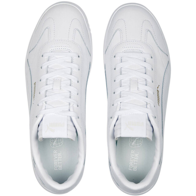 Puma Heren club 5v5 gecoat leren trainers UTMR78123_white large