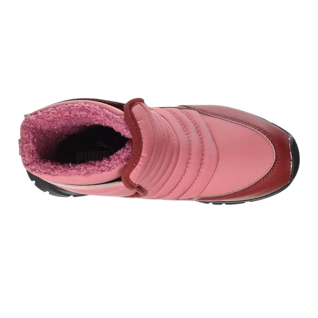 Puma Kinder/kinder nieve ecologisch leren enkellaarsjes UTMR78043_pink large