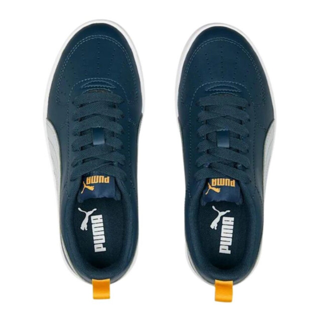 Puma Ecologische leren kinderschoenen UTMR78040_whitenavyblue large