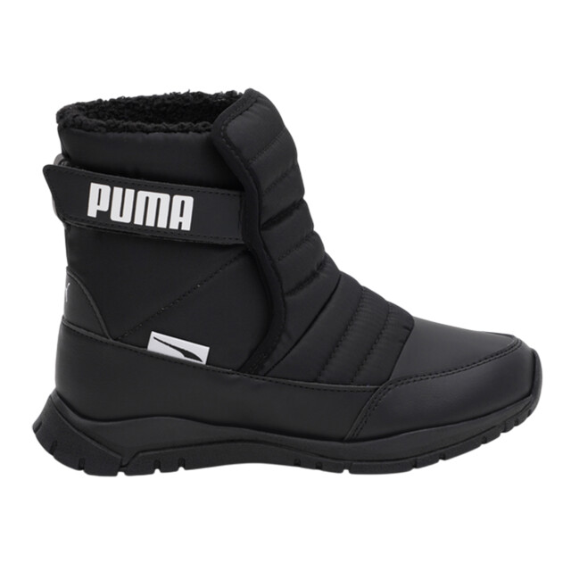 Puma Kinder/kinder nieve ecologisch leren enkellaarsjes UTMR78043_black large