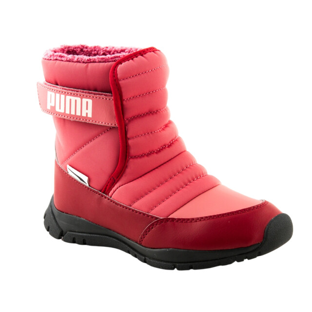 Puma Kinder/kinder nieve ecologisch leren enkellaarsjes UTMR78043_pink large