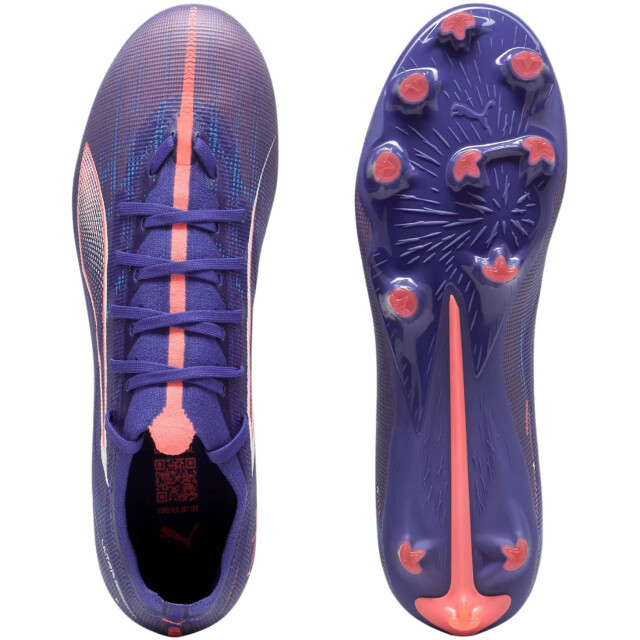 Puma Heren ultra 5 match stevige grond voetbalschoenen UTMR2539_violet large