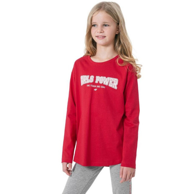 4F Meisjes meisjes power t-shirt UTMR2320_red large