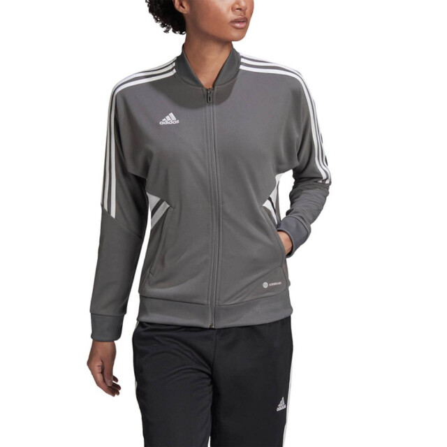 Adidas Dames condivo 22 full zip track jacket UTMR2255_greysilver large