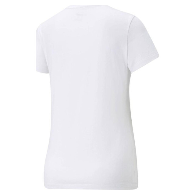 Puma Dames essentials metallic logo t-shirt UTMR2155_white large