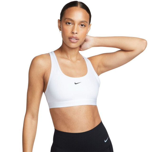 Nike Dames swoosh lichte ondersteuning sportbeha UTMR2198_white large