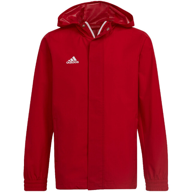 Adidas Kinder/kids entrada 22 all weather jacket UTMR2027_red large