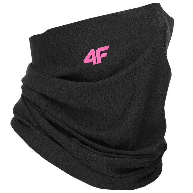 4F Childrens/kids f027 effen nekwarmer (set van 2) UTMR1985_blackpink large