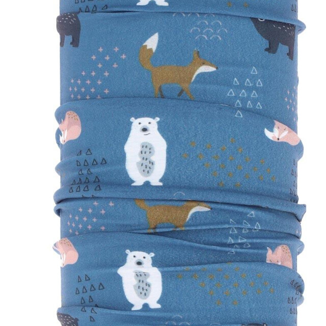 Viking Kinderen/kinderen dieren bandana UTMR1938_blue large