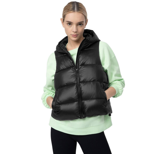 4F Dames ss23tdjaf092 donzen bodywarmer UTMR1813_black large