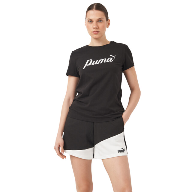 Puma Dames ess+script t-shirt UTMR1916_black large