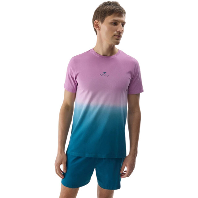 4F Heren wss24ttshm1290 t-shirt UTMR1869_purple large