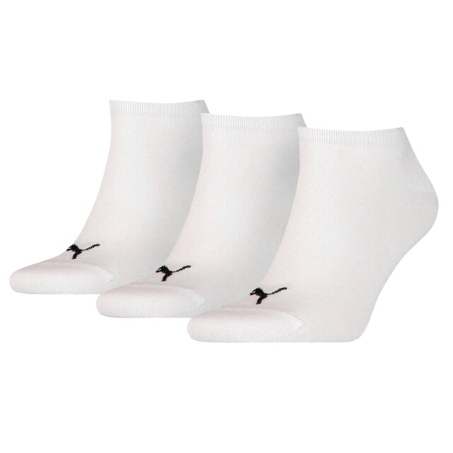 Puma Uniseks adult 261080001 effen enkelsokken (set van 3) UTMR1917_white large