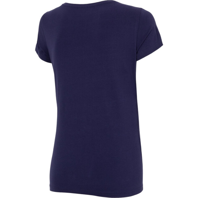 4F Dames h4z22 effen normaal t-shirt UTMR1960_navyblue large