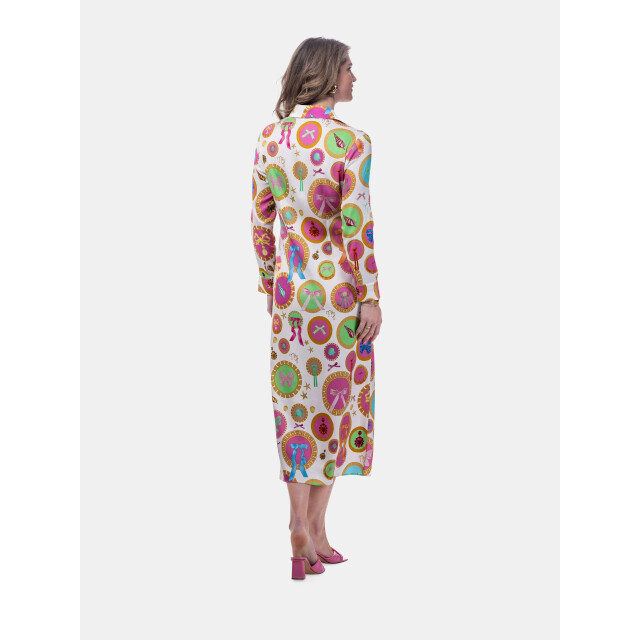 Mucho Gusto ® jurk francis bay barok cirkelprint MUCHO GUSTO® Jurk Francis Bay Barok Cirkelprint large