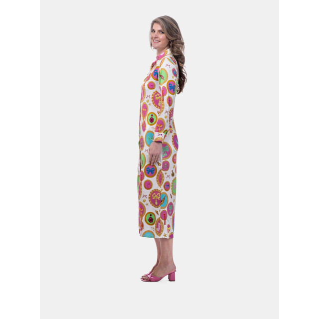 Mucho Gusto ® jurk francis bay barok cirkelprint MUCHO GUSTO® Jurk Francis Bay Barok Cirkelprint large