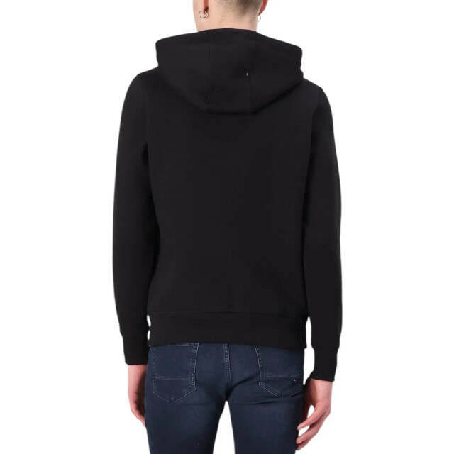 Tommy Hilfiger Sweatshirt heren met capuchon Tommy Hilfiger Jeans Zwart Core Logo Hoodie large