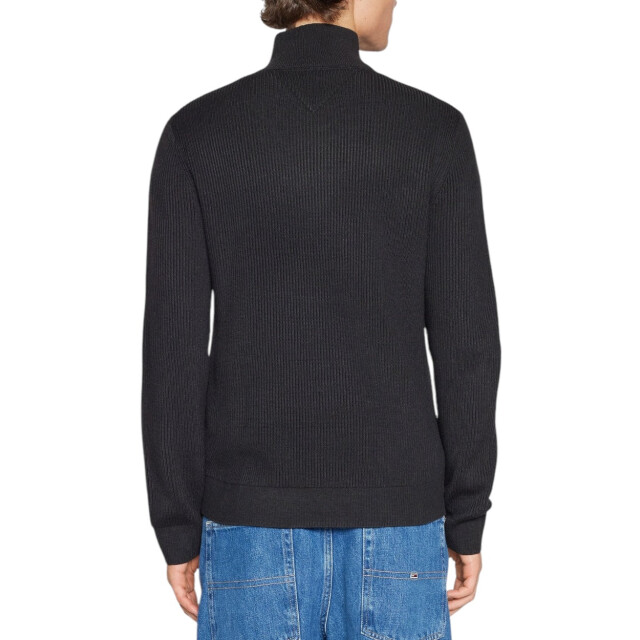 Tommy Hilfiger Cardigan heren met knopen Tommy Hilfiger Jeans Zwart Cardigan Vest large