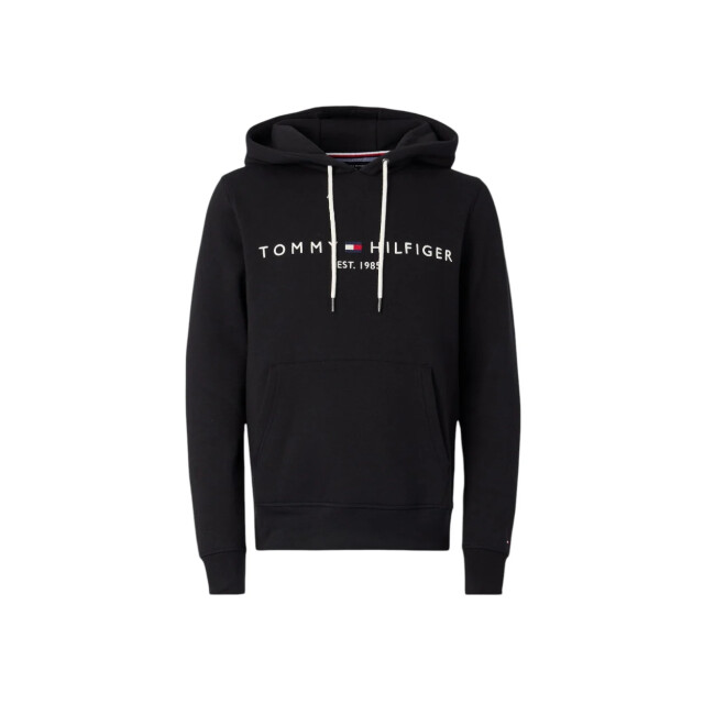 Tommy Hilfiger Sweatshirt heren met capuchon Tommy Hilfiger Jeans Zwart Core Logo Hoodie large