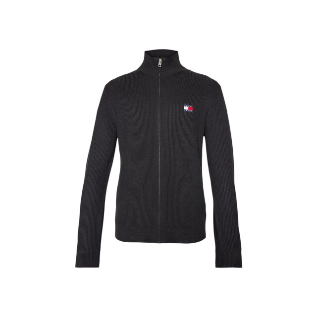 Tommy Hilfiger Cardigan heren met knopen Tommy Hilfiger Jeans Zwart Cardigan Vest large