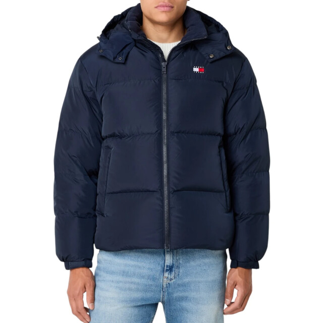 Tommy Hilfiger Windbreaker heren in kleur Tommy Hilfiger Jeans Blauw Alaska Puffer Jacket Met Capuchon large