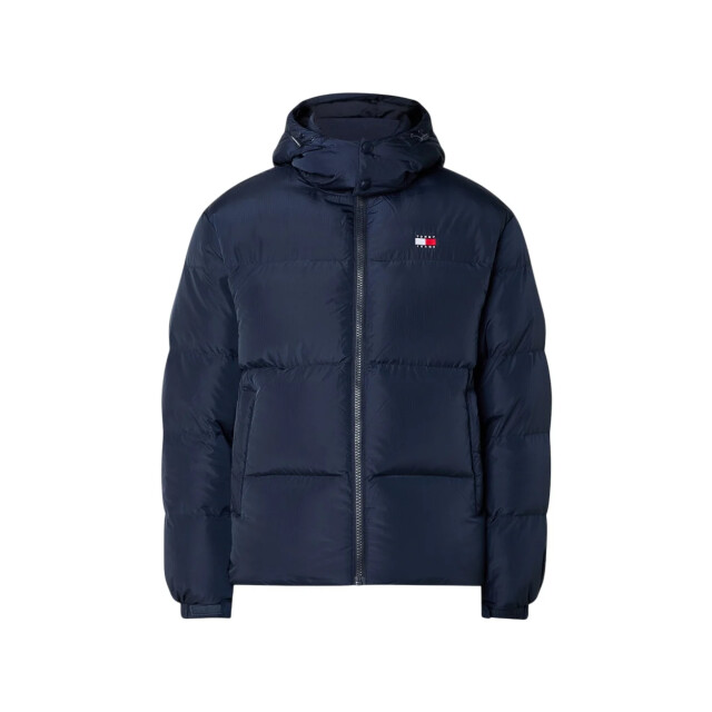 Tommy Hilfiger Windbreaker heren in kleur Tommy Hilfiger Jeans Blauw Alaska Puffer Jacket Met Capuchon large