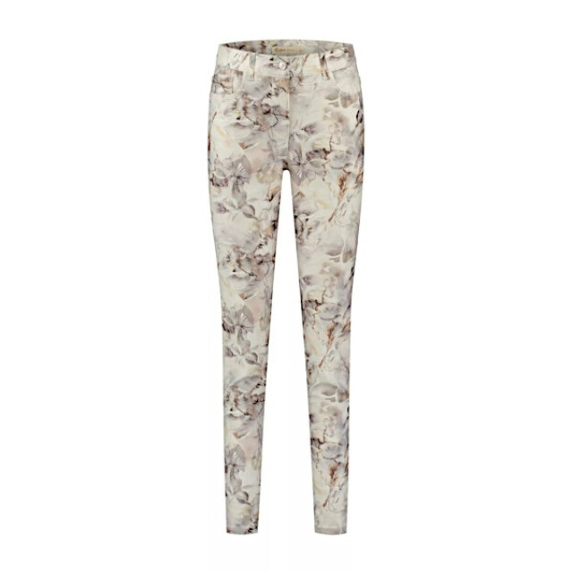 Gafair Broek nancy bloem taupe ecru Nancy - Bloem taupe ecru large