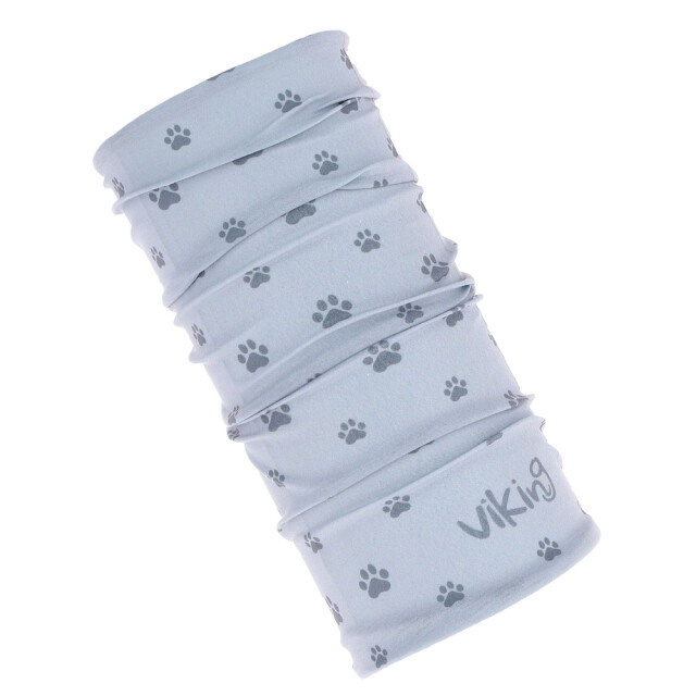 Viking Kinder/kinder paw print bandana UTMR1776_grey large