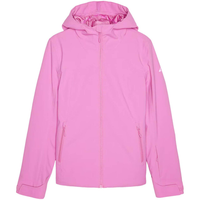 4F Dames f572 effen polyester ski-jas UTMR989_pink large