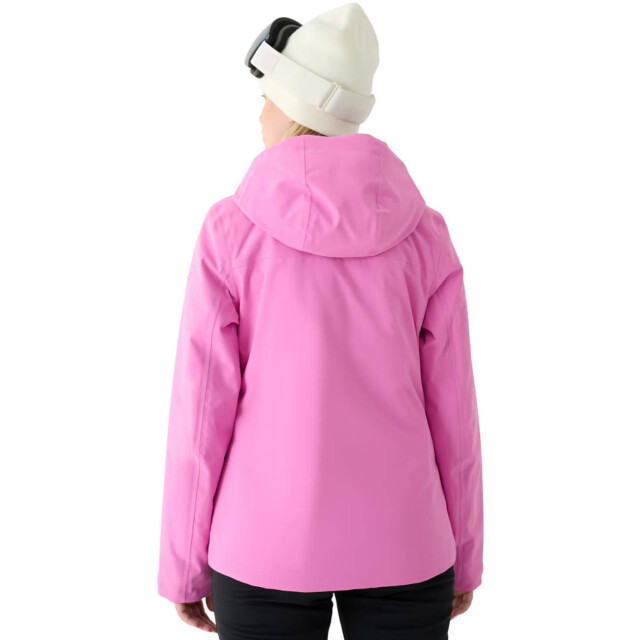 4F Dames f572 effen polyester ski-jas UTMR989_pink large