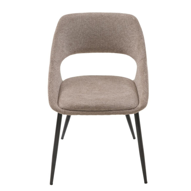 Signature Set van 2 stoelen in stof met metalen onderstel l51 cm elodie 2981041 large
