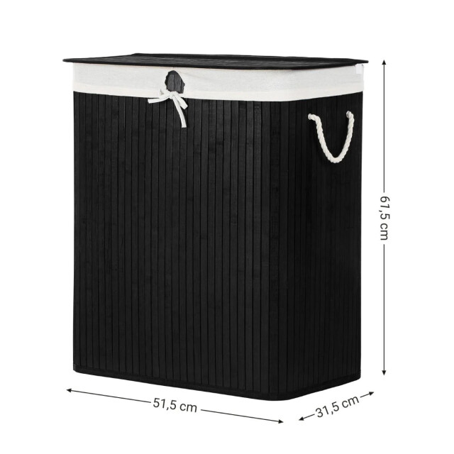 CaliCosy Wasmand 2 compartimenten van bamboe l51,5 cm 2929538 large
