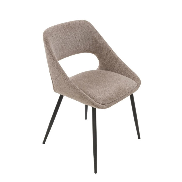 Signature Set van 2 stoelen in stof met metalen onderstel l51 cm elodie 2981041 large