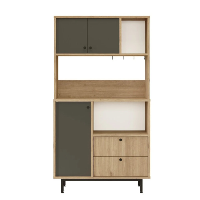 CaliCosy Keukenkast met 3 deuren en 2 lades h161,2 cm 3042310 large