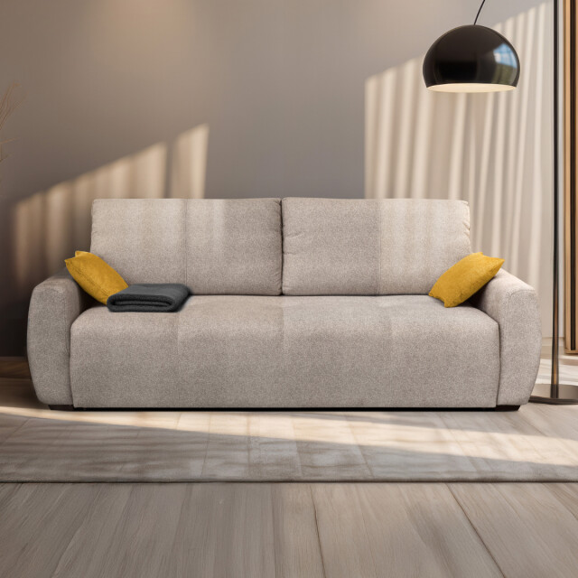 CaliCosy Slaapbank 3-zits in stof l246 cm alba 3156466 large