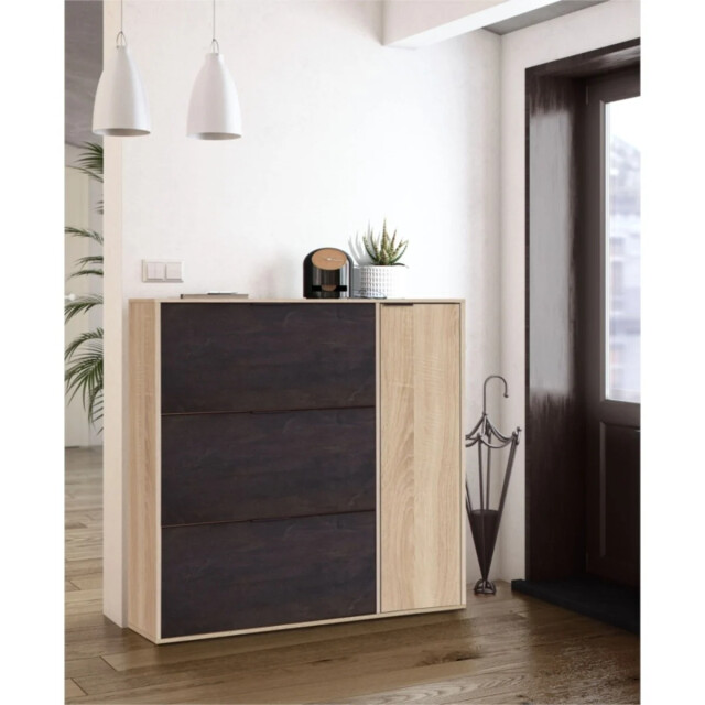 CaliCosy Schoenenkast met 3 kleppen en 1 deur 30 paar l106 cm 2936943 large