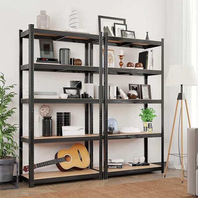 CaliCosy Industriële 5-niveaus modulaire plank als bureau l90 x h180 cm 2929998 large
