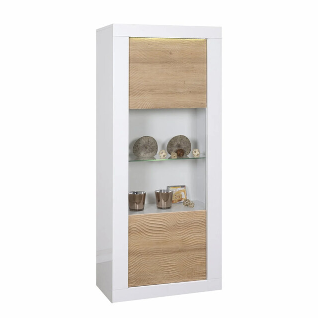 CaliCosy Boekenkast met 1 deur en vitrinekast karma gemaakt in frankrijk 2932019 large