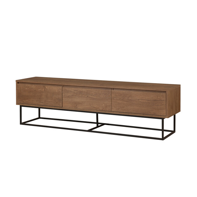 CaliCosy Tv-meubel 3 laden walnootdecor l180 cm milo 2930478 large