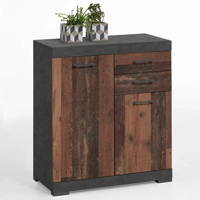 CaliCosy Dressoir met 2 deuren en 2 laden l80cm bristol 2937004 large