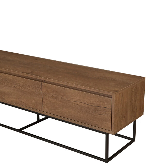 CaliCosy Tv-meubel 3 laden walnootdecor l180 cm milo 2930478 large