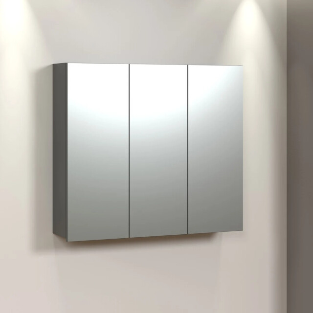 CaliCosy Badkamerkast met spiegel en 3 deuren l90 cm purebliss 3044870 large