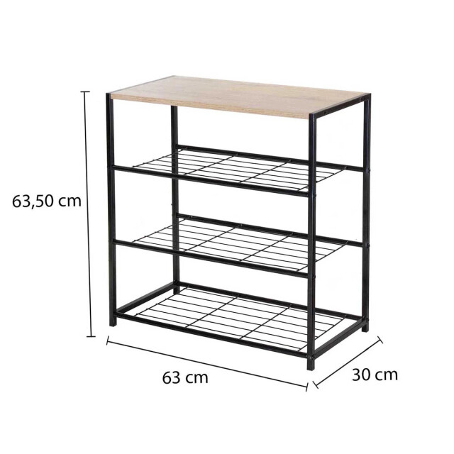 CaliCosy Stalen schoenenrek met 4 niveaus 2929199 large