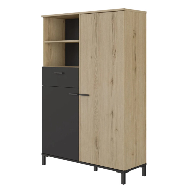 CaliCosy Opbergkast met 1 lade en 2 deuren h150 cm trust 2930538 large