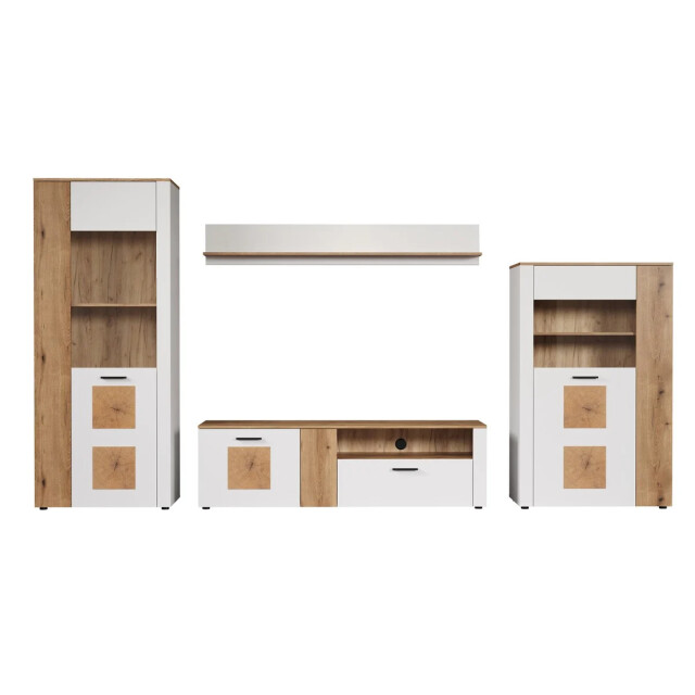 CaliCosy Vitrine met 2 deuren, waarvan 1 met gehard glas l80 cm vitoria 3042325 large