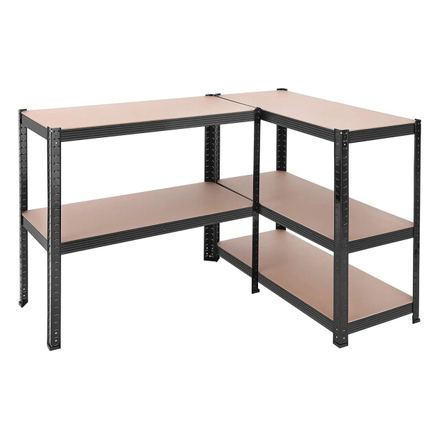 CaliCosy Industriële 5-niveaus modulaire plank als bureau l90 x h180 cm 2929998 large